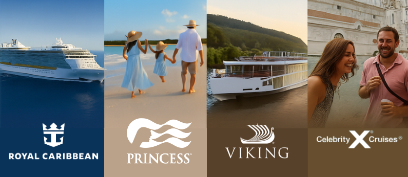 Mexican Riviera Cruise Watercolor Image